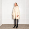 Ganni Butter Cream Boucle Oversized Coat