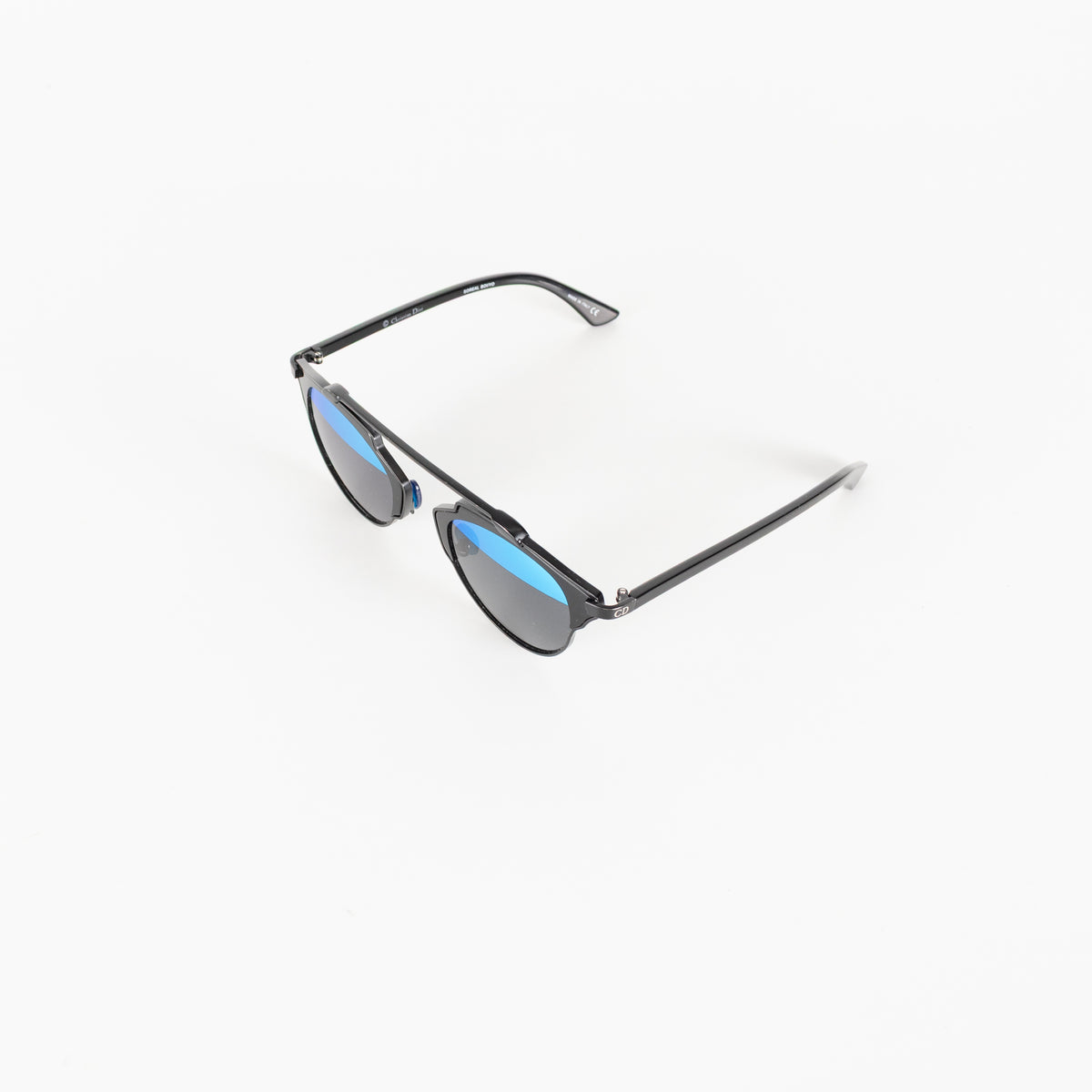 Christian Dior Blue Metal Sunglasses
