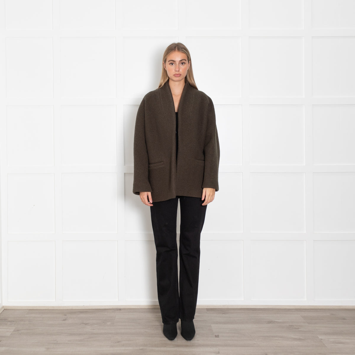 Ba&sh Green Hini Short Coat