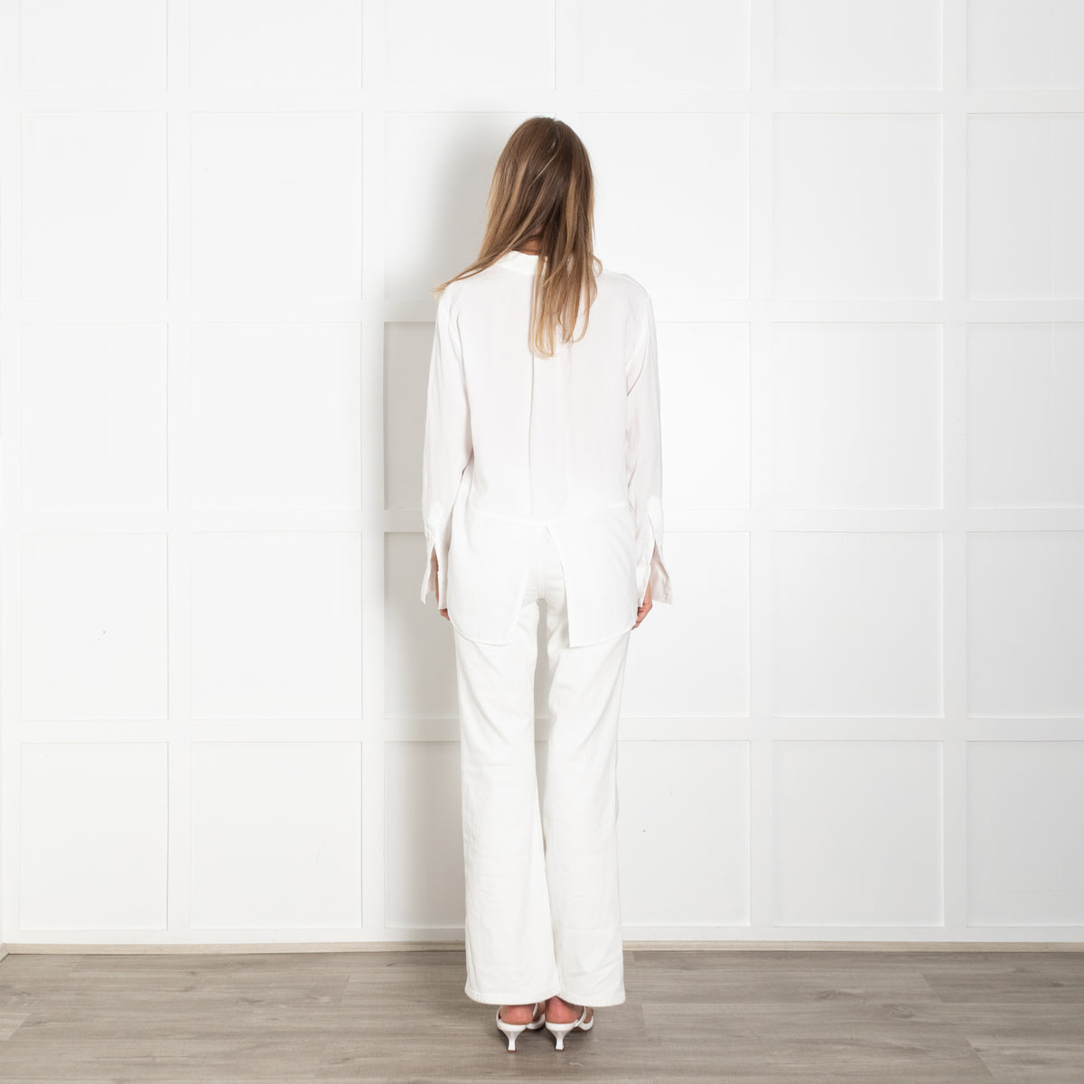 Bella Dahl White Long Sleeve Shirt