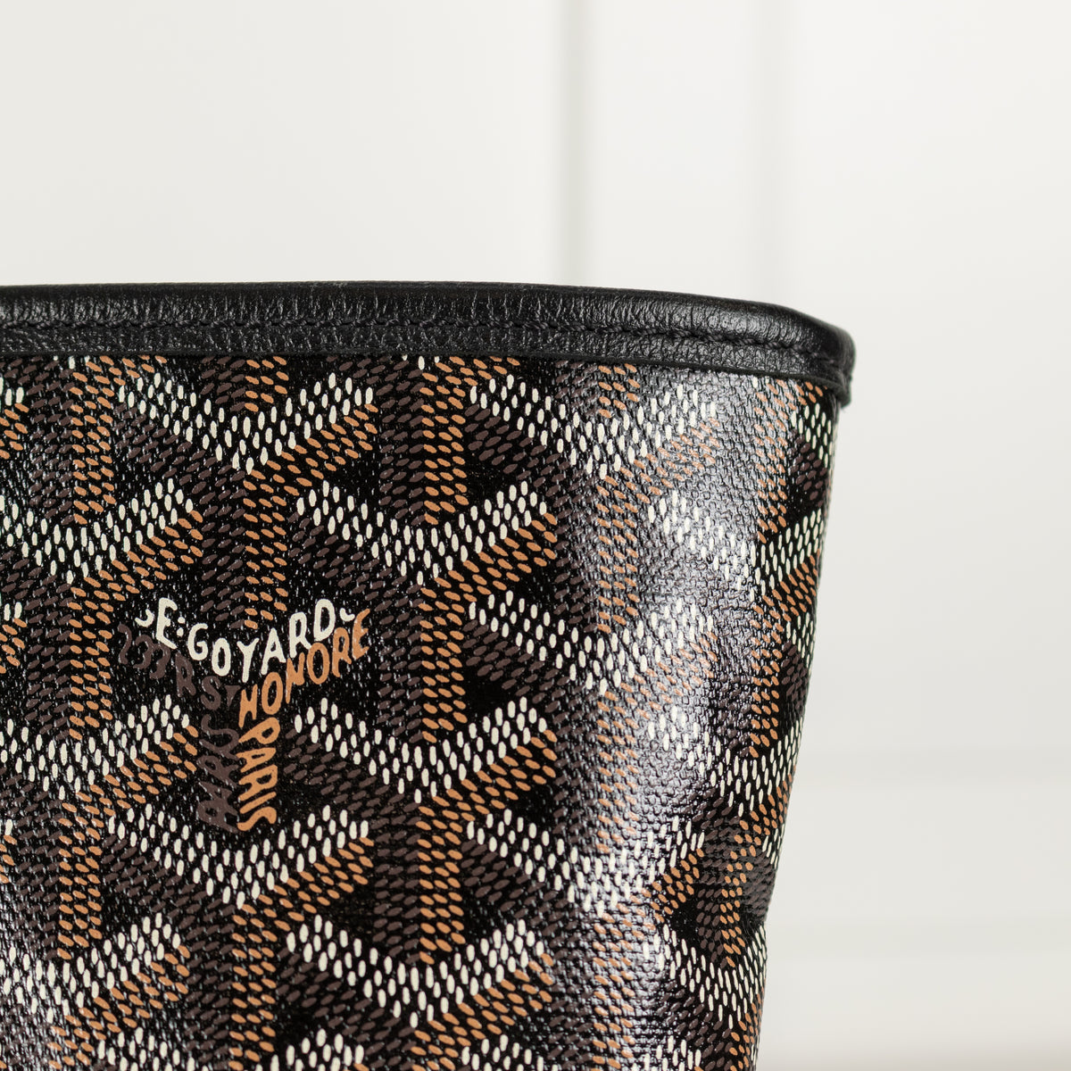 Goyard Black Saint Louis PM Tote Bag