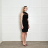 Needle & Thread Black Organza Beaded Panel Detail Dress