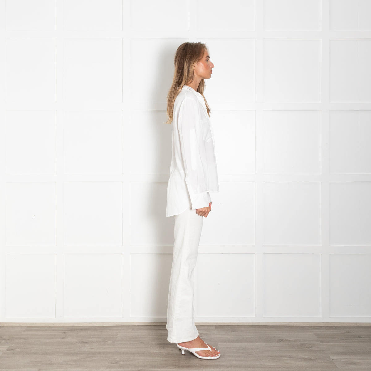 Bella Dahl White Long Sleeve Shirt