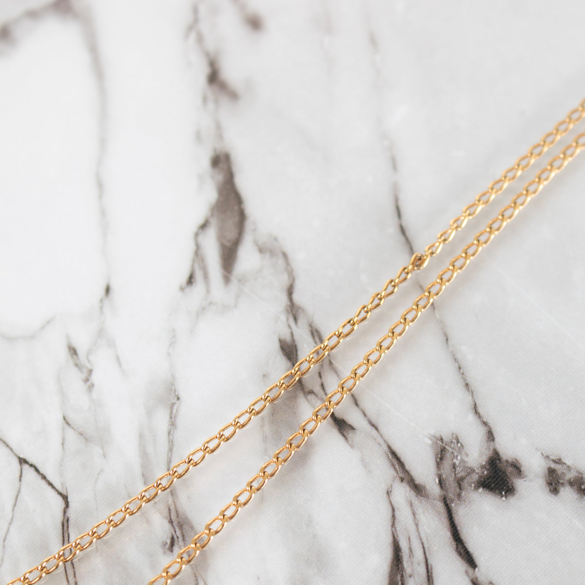 Chloe Femeniste Gold Tone Silhouette Necklace