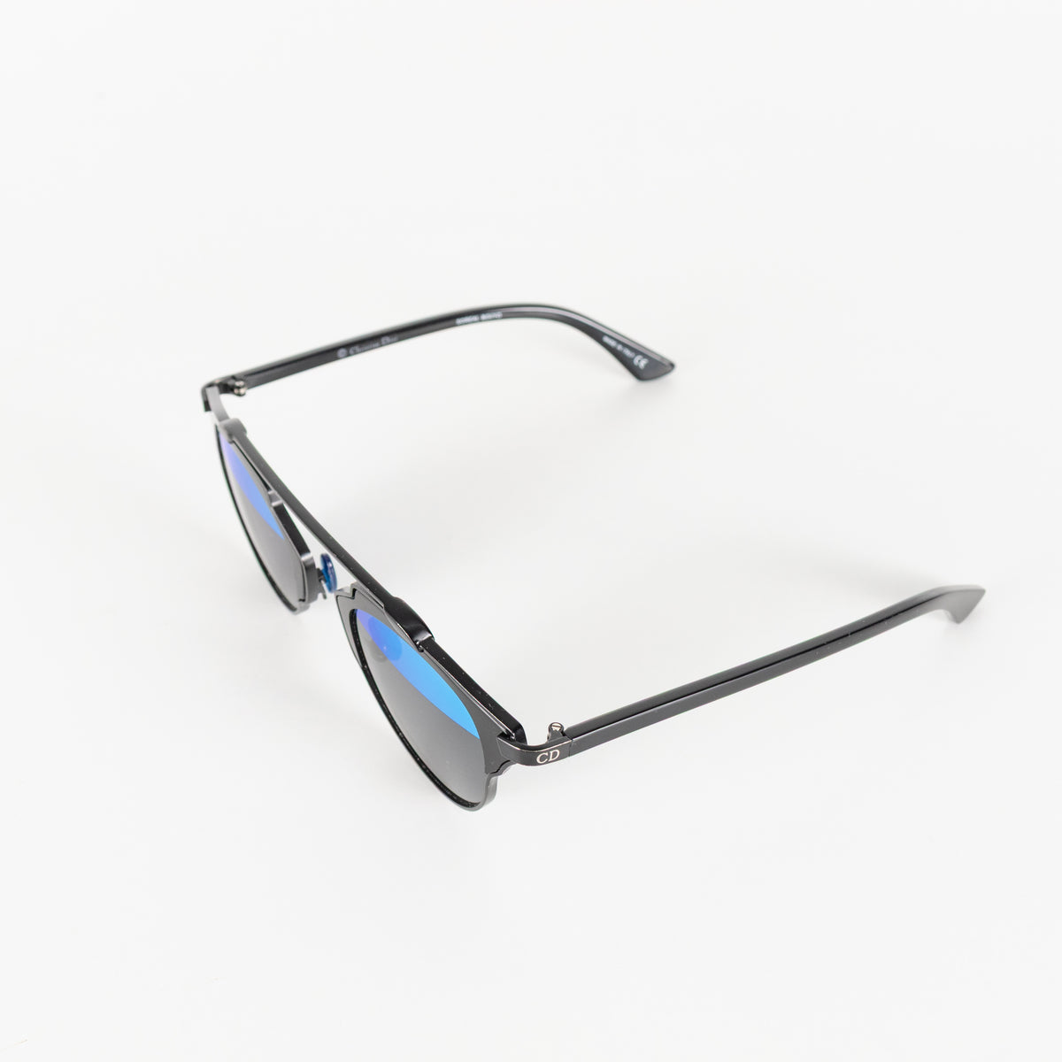 Christian Dior Blue Metal Sunglasses