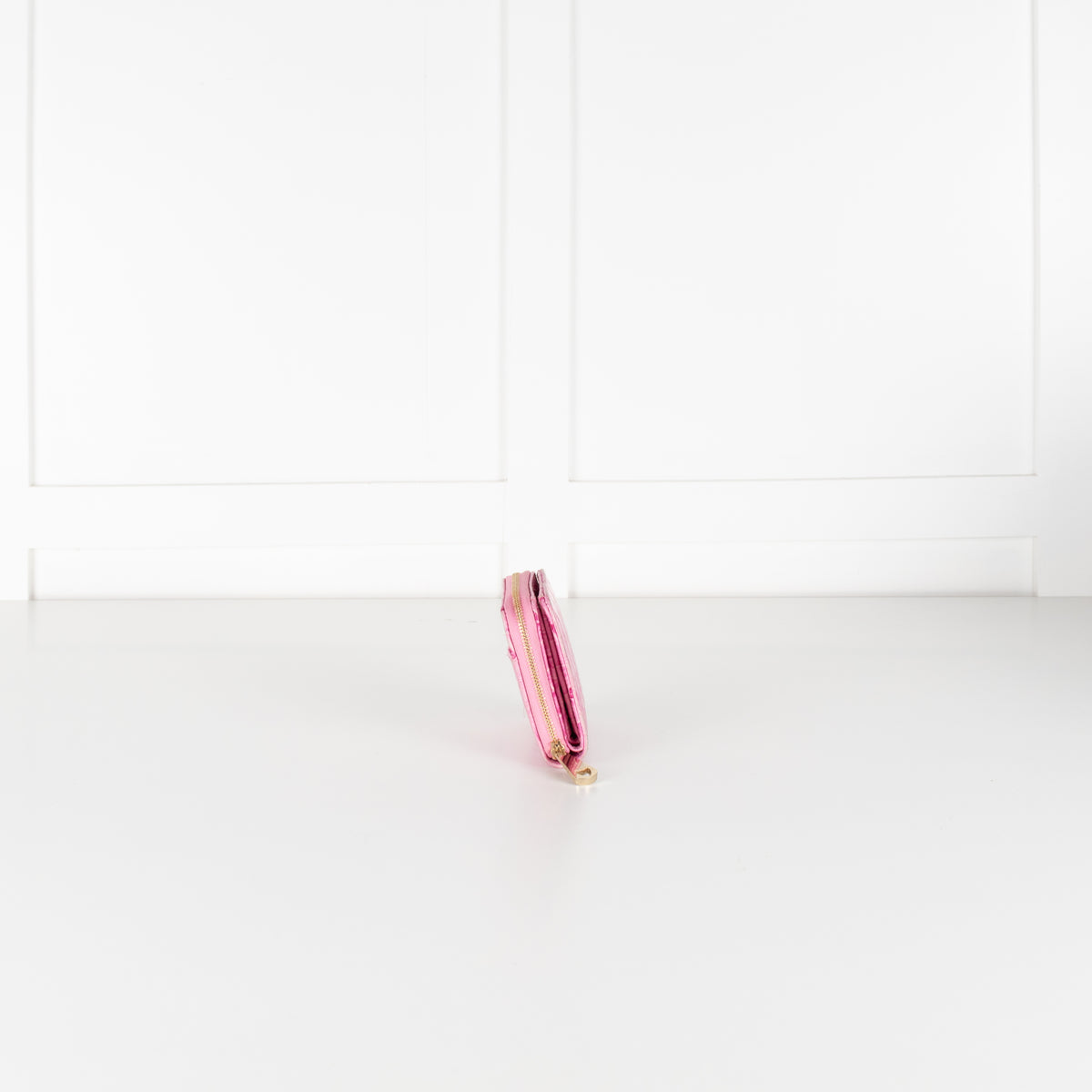 Aspinal of London Pink Croc Effect Wallet