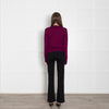 Markus Lupfer Purple Embellished Merino Wool Cardigan