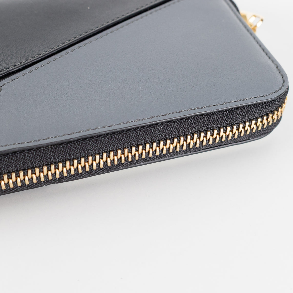 Loewe Greyscale Leather Puzzle Wallet