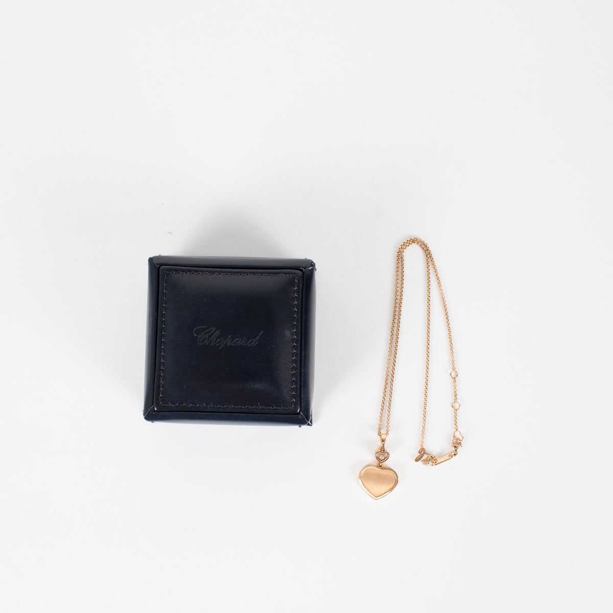 Chopard Rose Gold Happy Hearts Necklace 007 Limited Edition