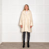 Ganni Butter Cream Boucle Oversized Coat