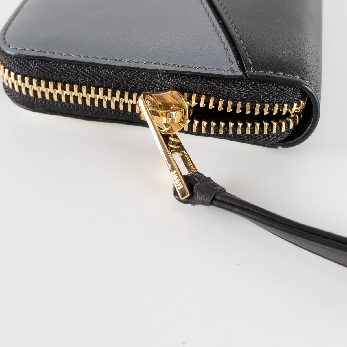 Loewe Greyscale Leather Puzzle Wallet