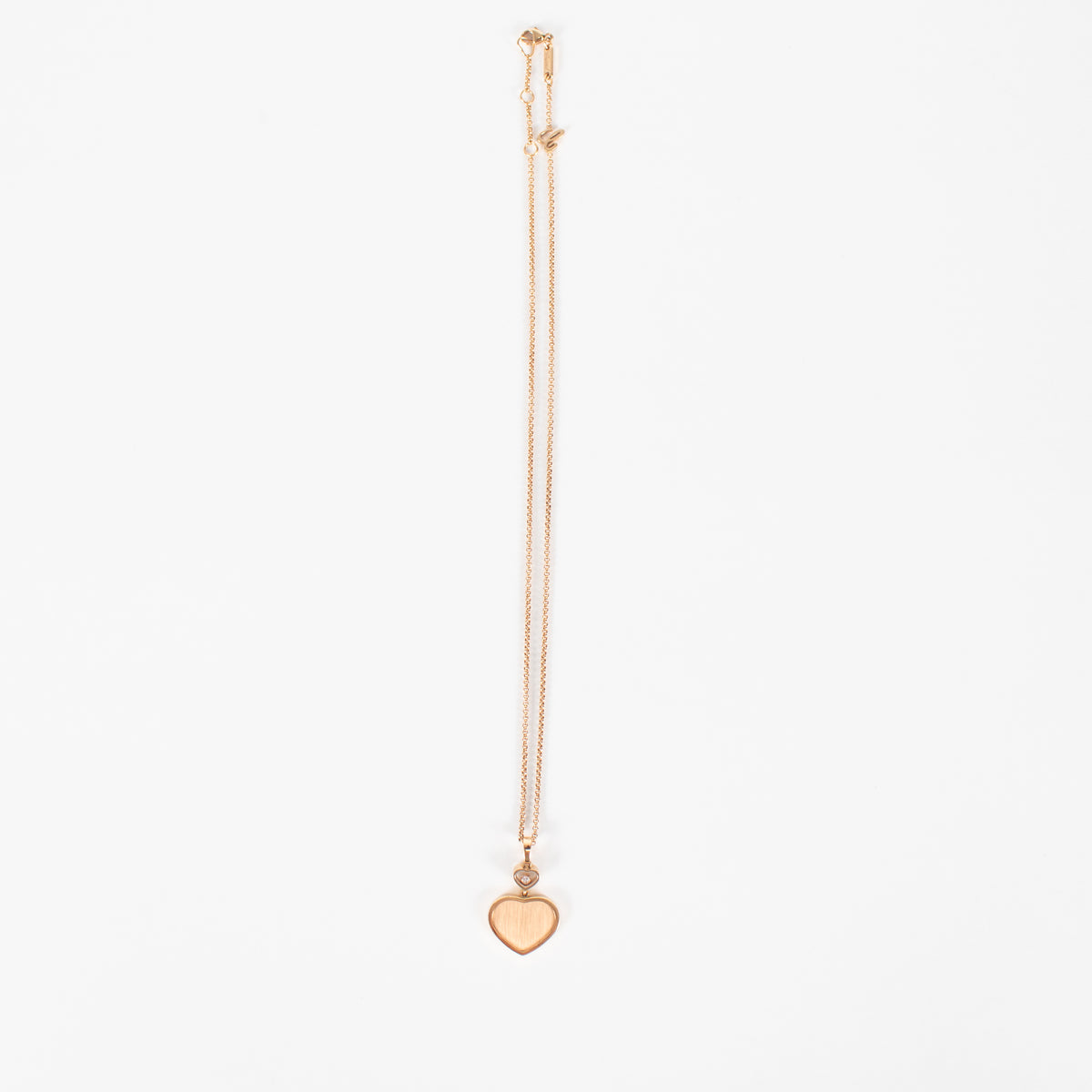 Chopard Rose Gold Happy Hearts Necklace 007 Limited Edition