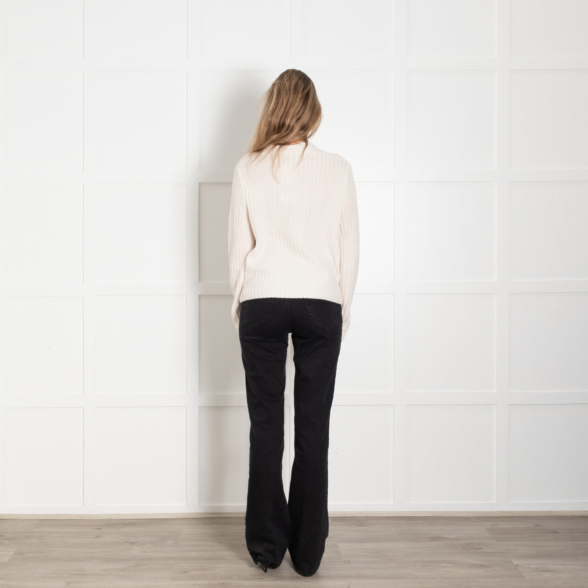 Herzen's Angelegenheit Cashmere Cream Cable Knit Cardigan