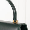 Launer London Forest Green Leather Traviata Bag