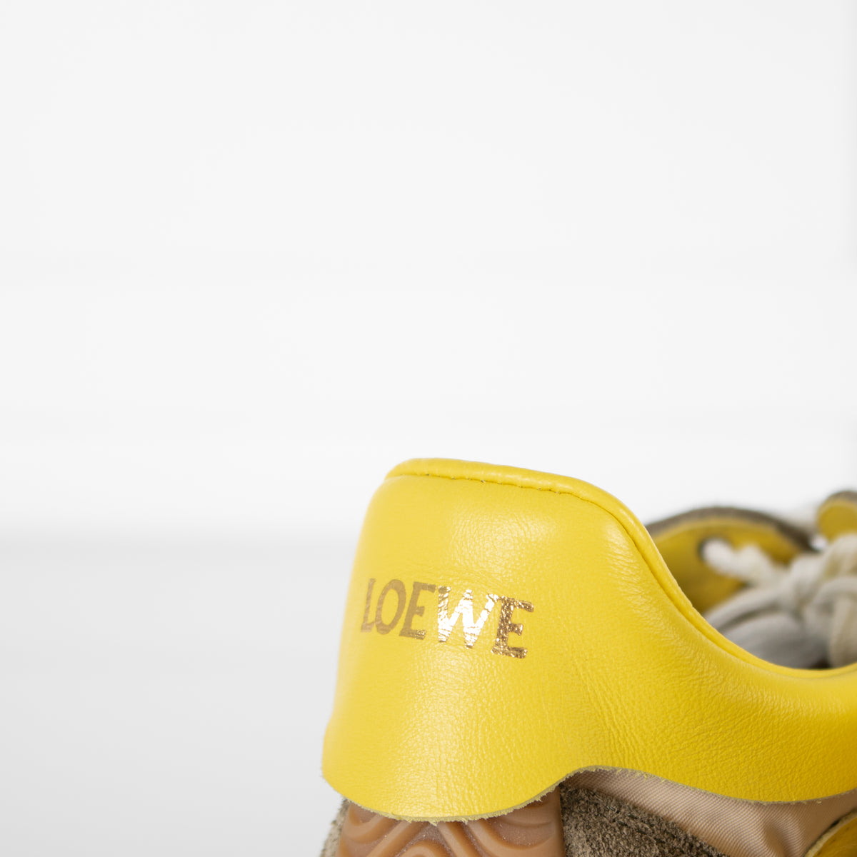 Loewe Green Suede Flow Runner Trainers