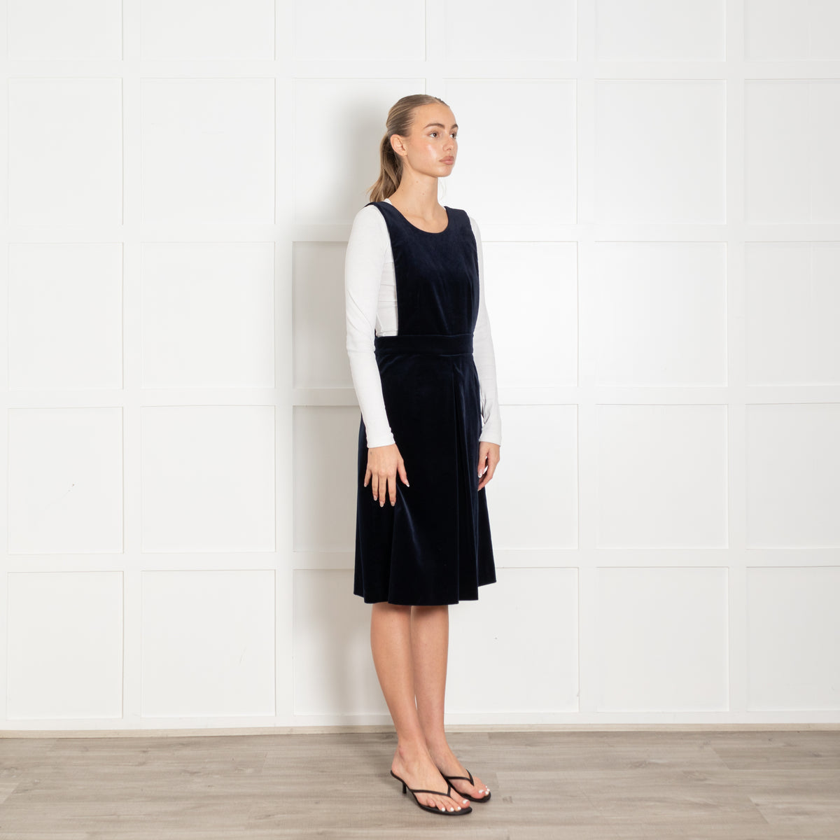 Claudie Pierlot Navy Velvet Dungaree