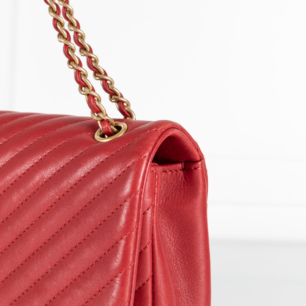 Chanel Rock the Corner Red Single Flap Bag