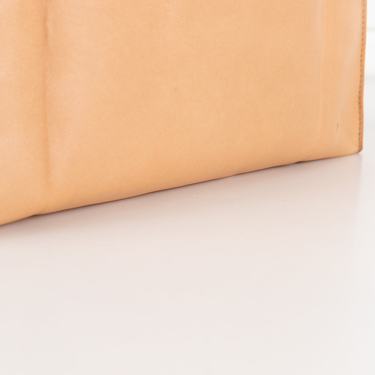 Jill Sander Beige Leather Tote Bag