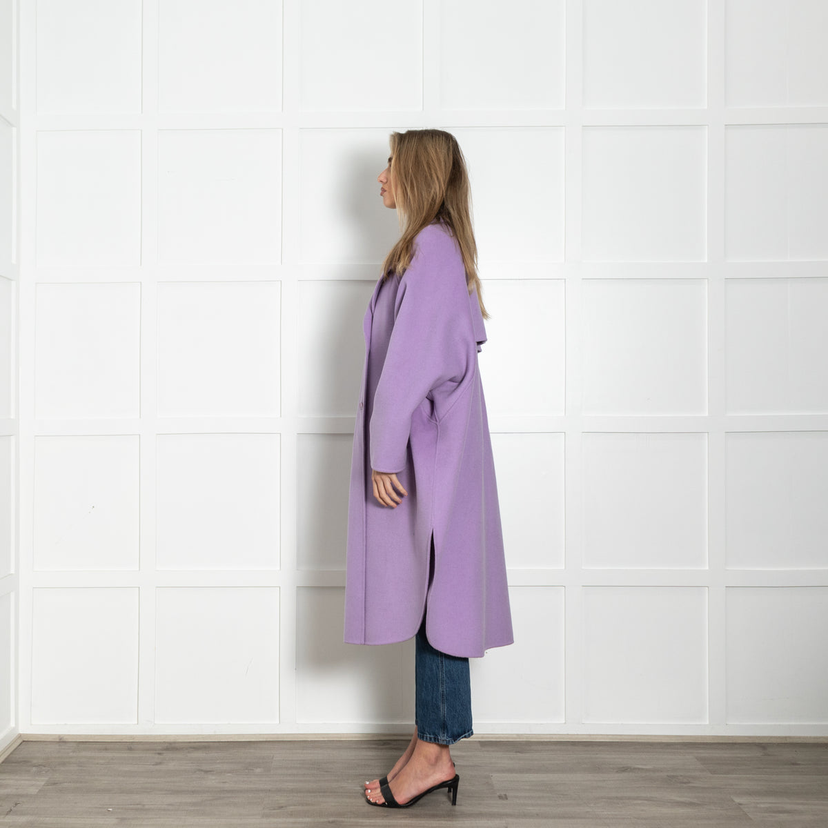 Essentiel Antwerp Lilac Oversized Coat