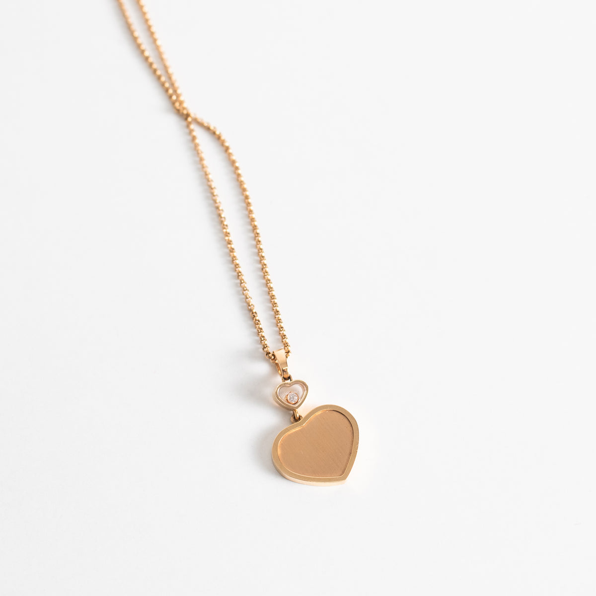 Chopard Rose Gold Happy Hearts Necklace 007 Limited Edition