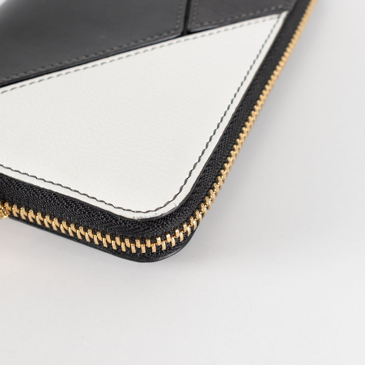 Loewe Greyscale Leather Puzzle Wallet