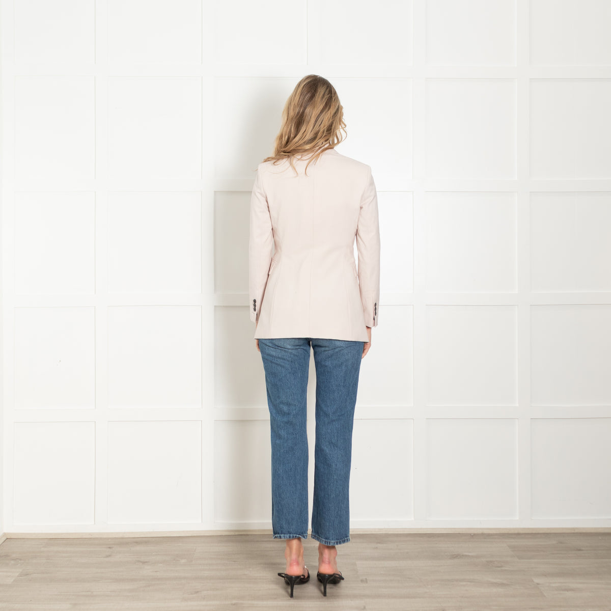 Theory Grey Fine Wool Blazer Jacket