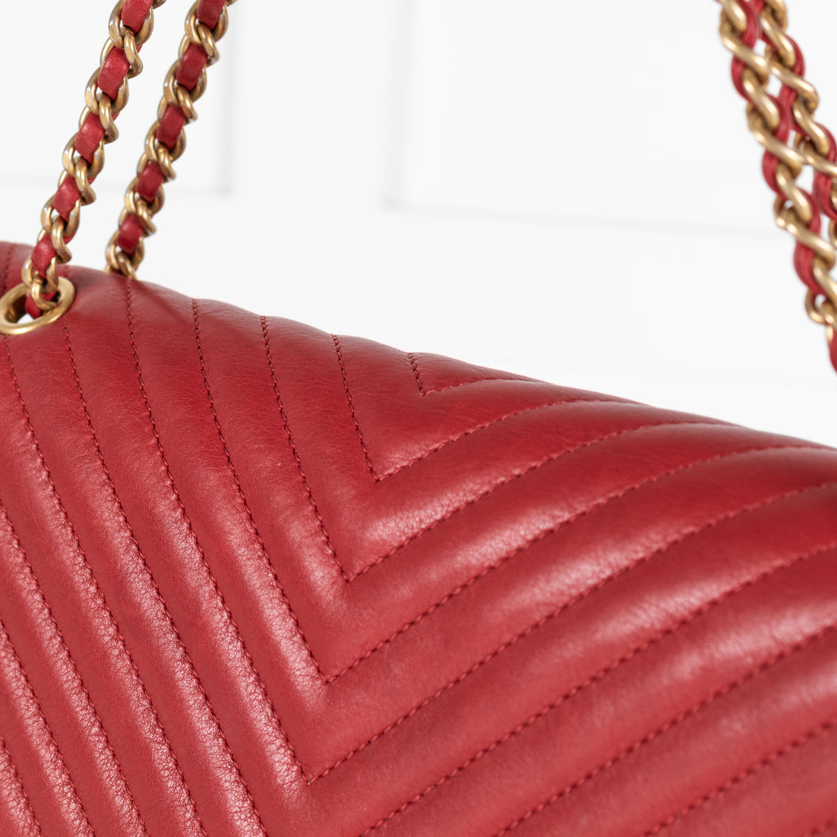 Chanel Rock the Corner Red Single Flap Bag