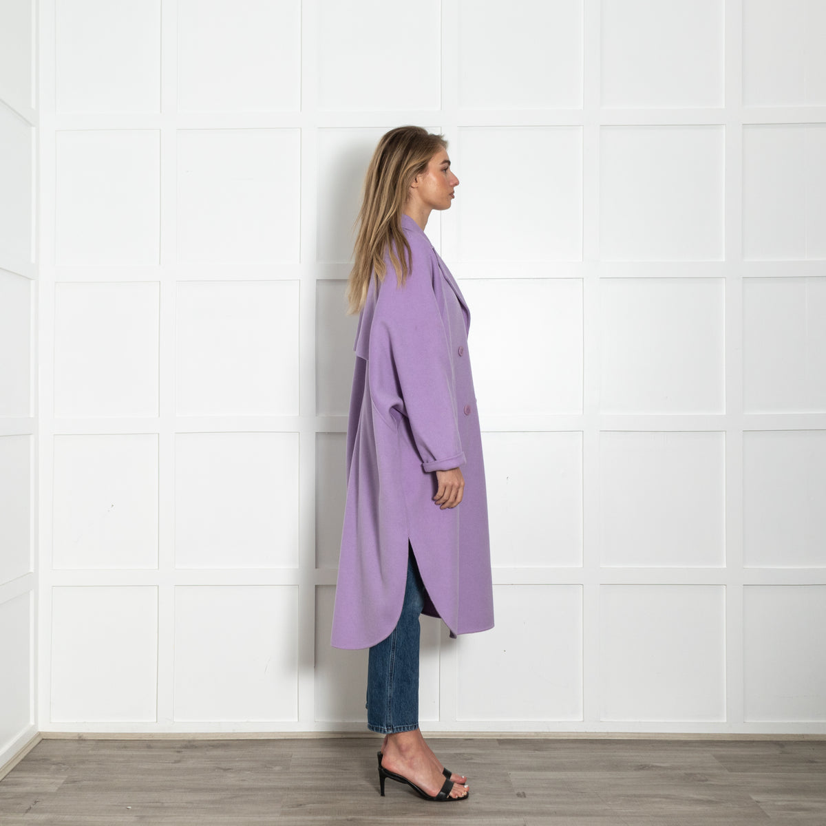 Essentiel Antwerp Lilac Oversized Coat