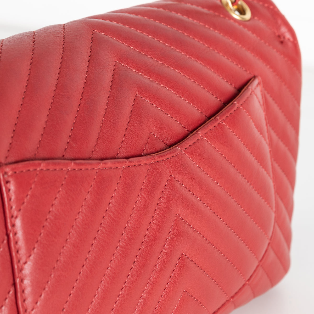 Chanel Rock the Corner Red Single Flap Bag