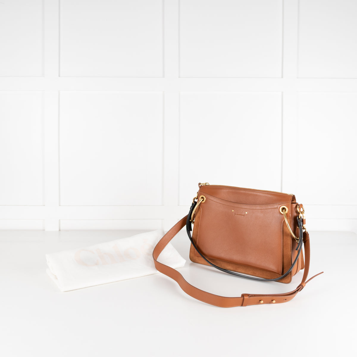 Chloe Tan Roy Gold Hardware Shoulder Bag