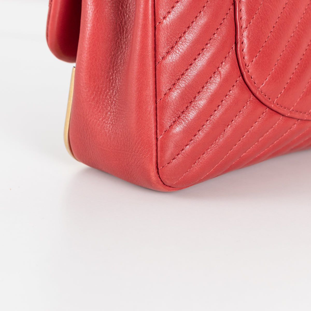 Chanel Rock the Corner Red Single Flap Bag