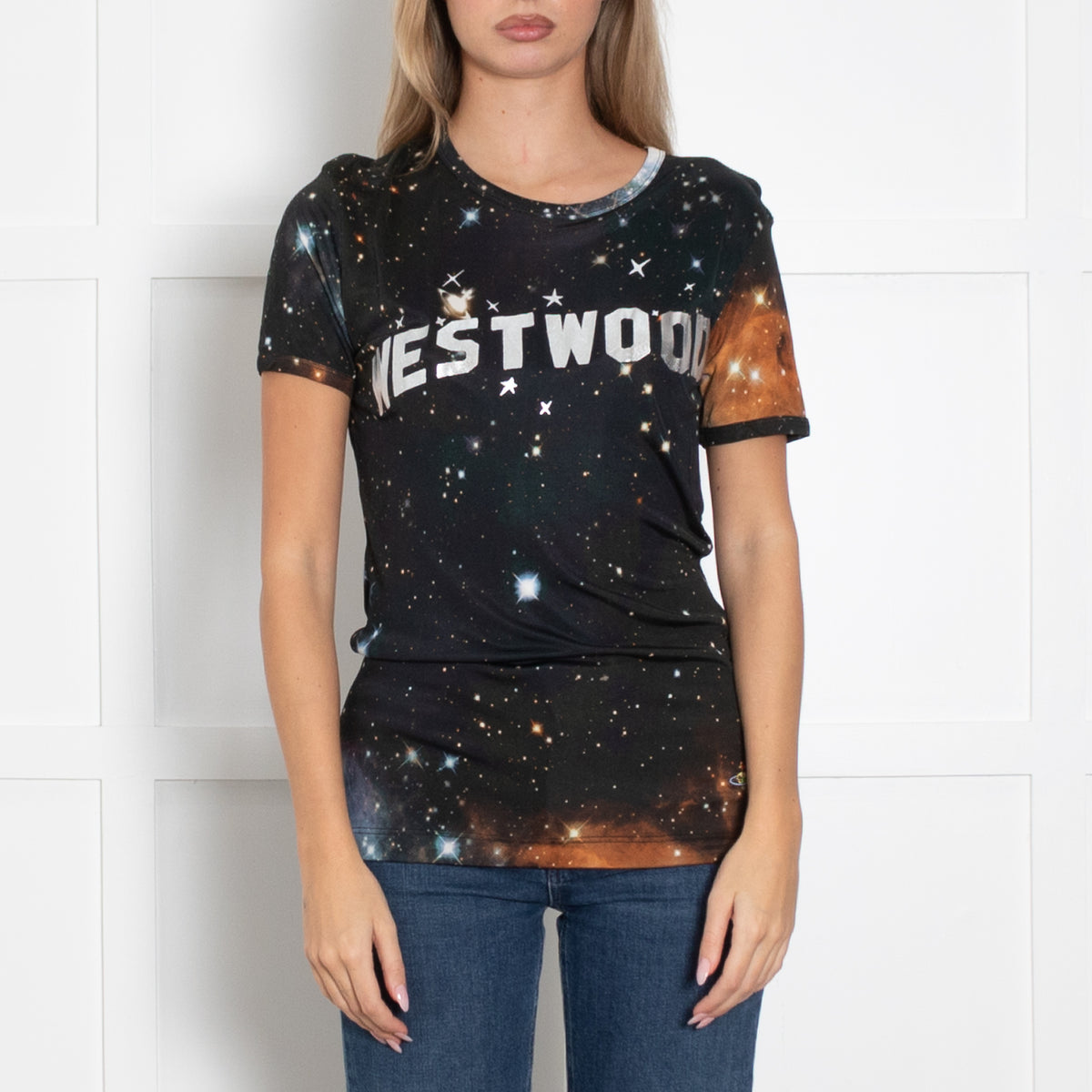 Vivienne Westood Galaxy Print 'Westwood' Tshirt