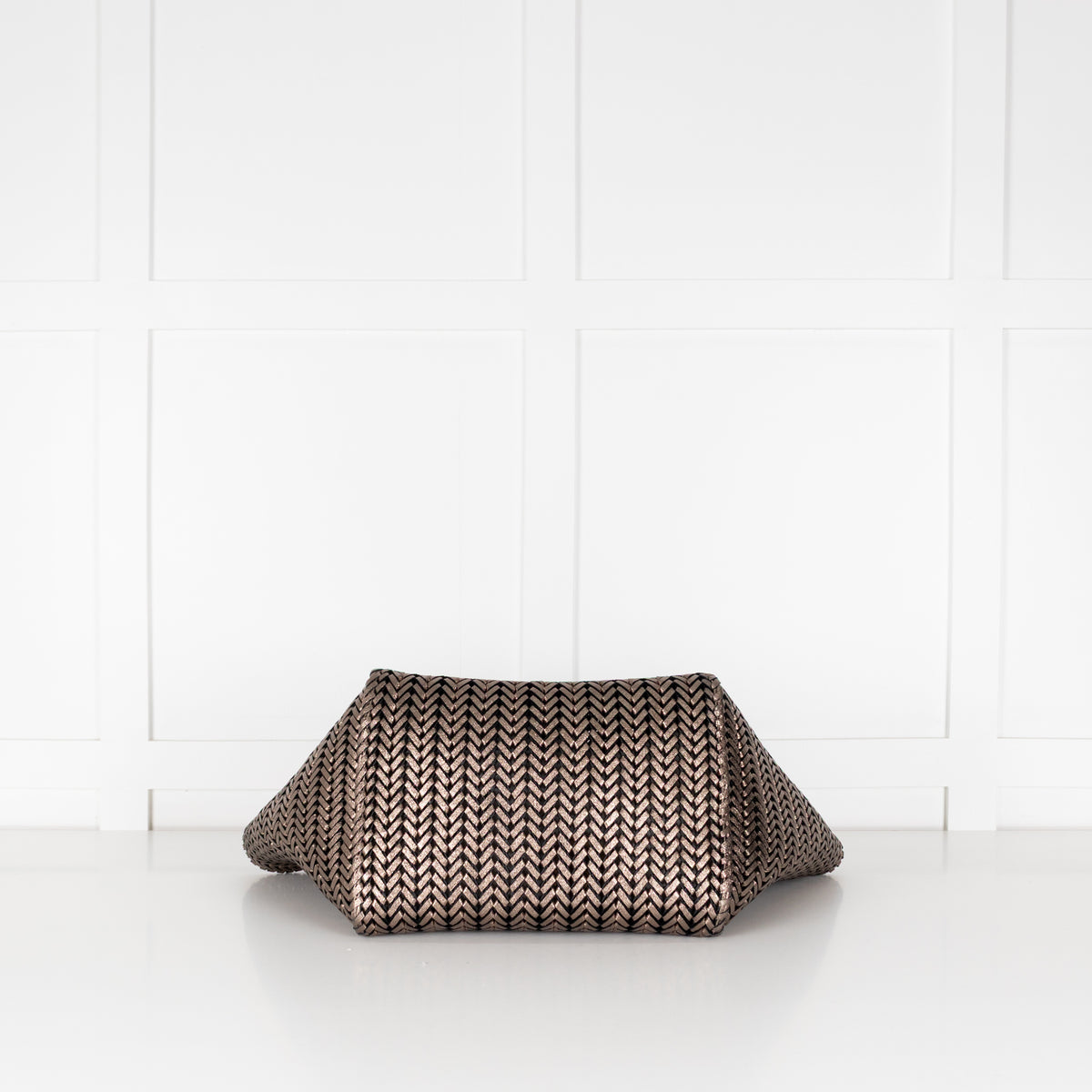 Anya Hindmarch Gold Neeson Large Leather Tote