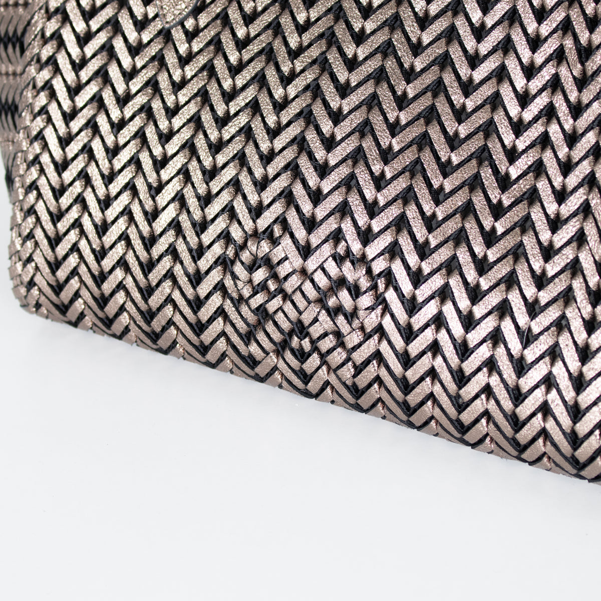 Anya Hindmarch Gold Neeson Large Leather Tote