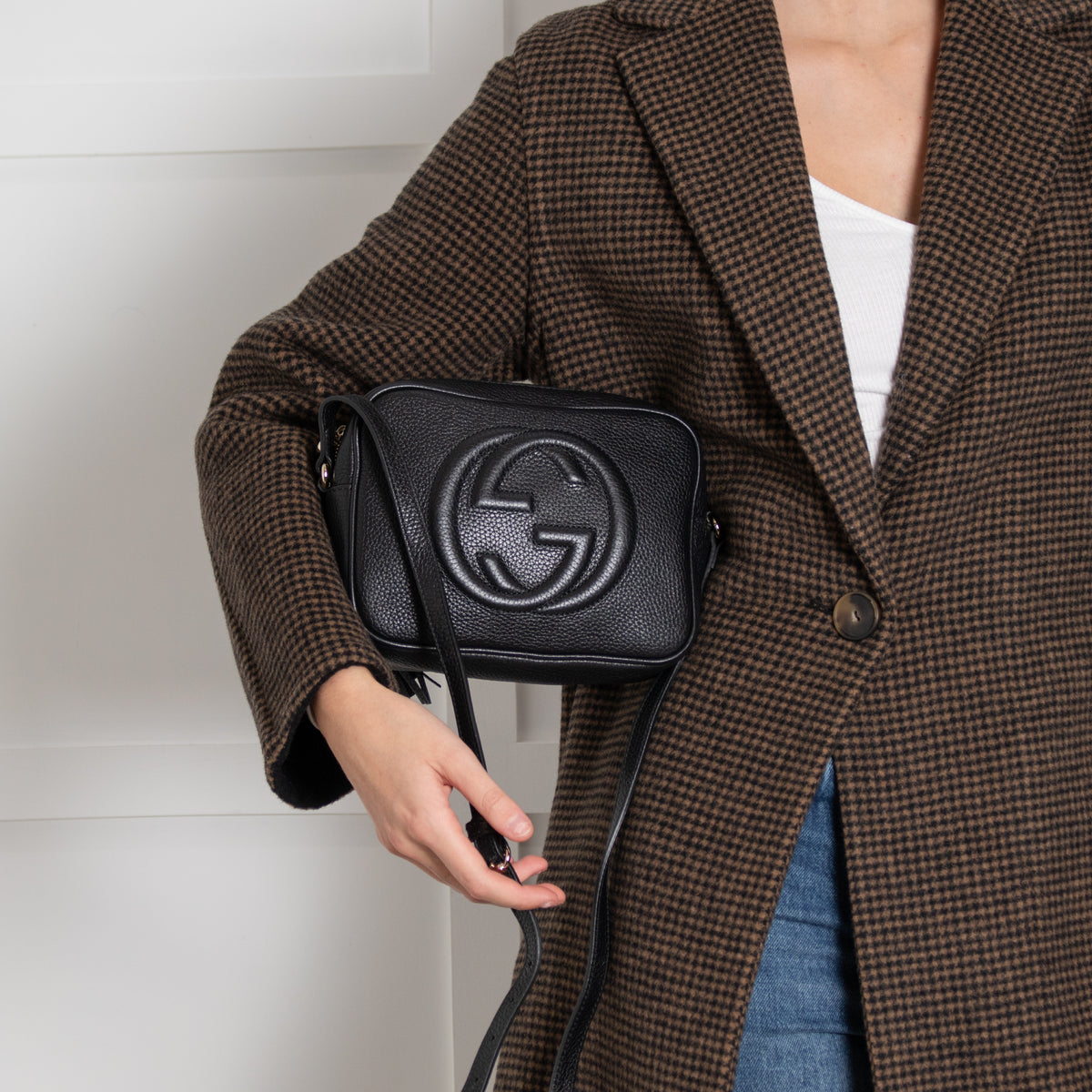 Gucci Black Soho Disco Crossbody Bag