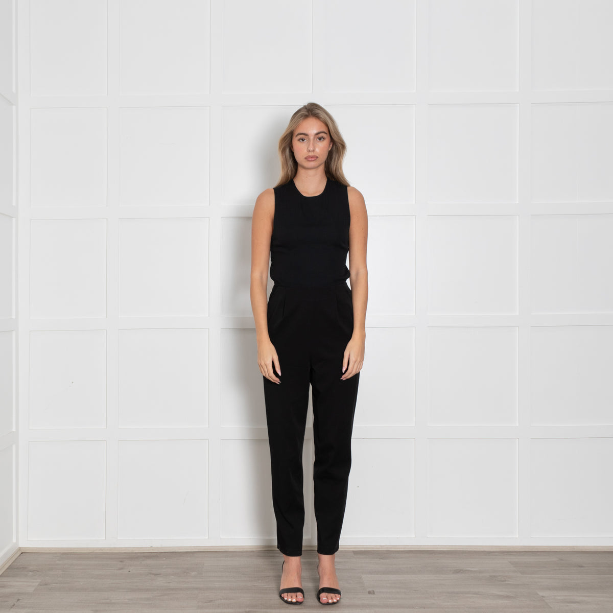 Alice + Olivia Black Backless Jumpsuit
