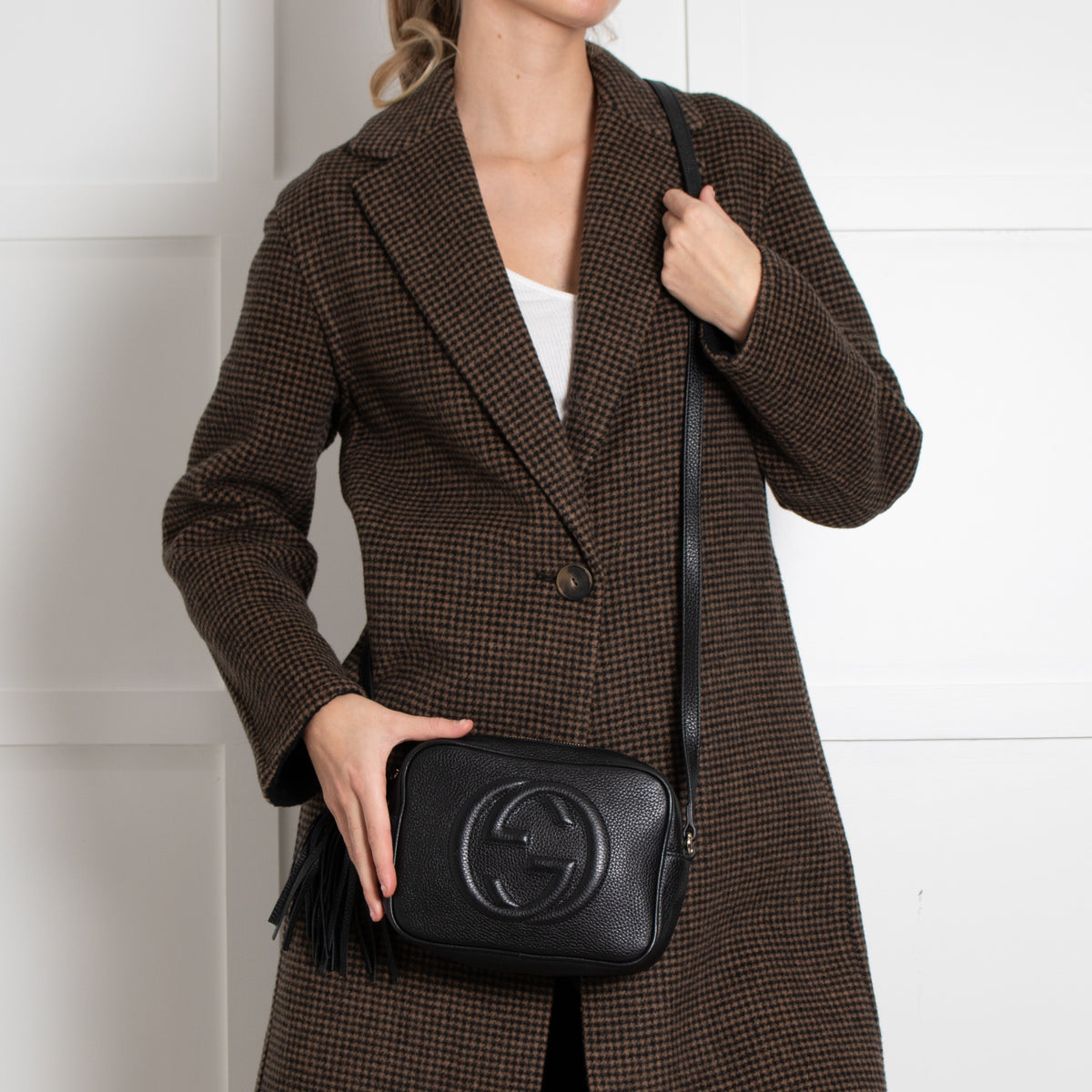 Gucci Black Soho Disco Crossbody Bag