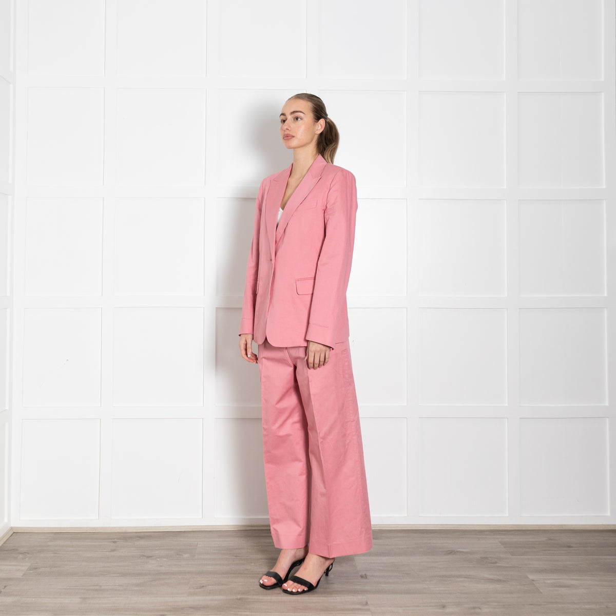 Weekend Max Mara Pink Cotton Blazer Jacket