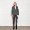 Stella McCartney Grey Wool Stand Collar Blazer