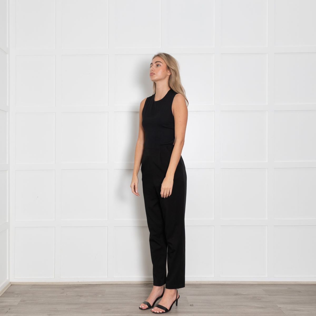 Alice + Olivia Black Backless Jumpsuit