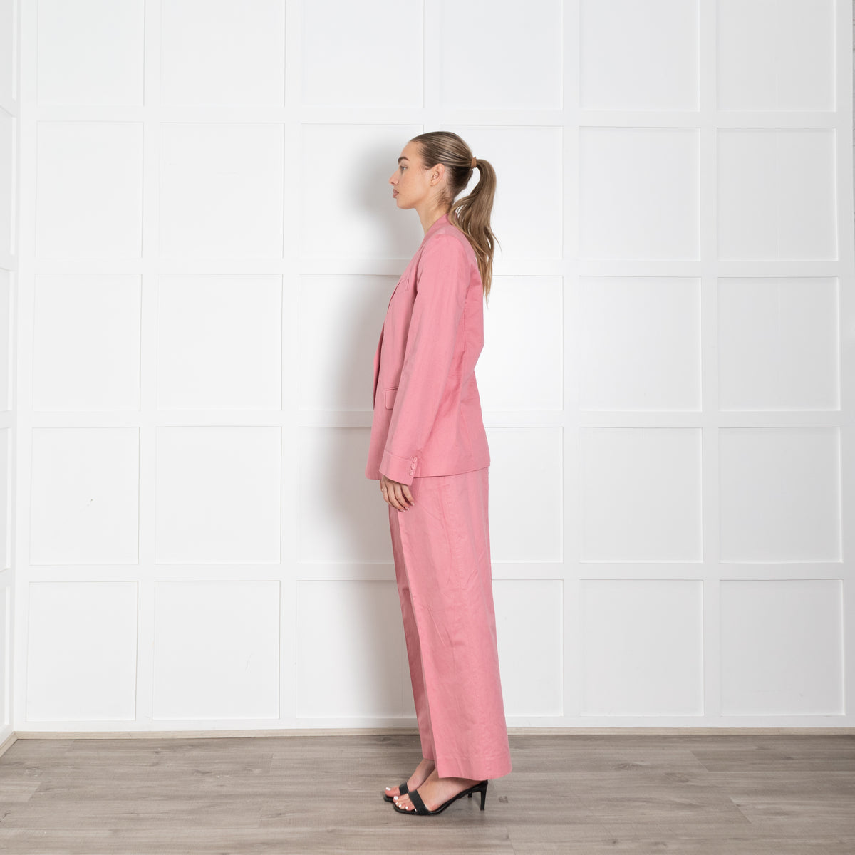 Weekend Max Mara Pink Cotton Blazer Jacket