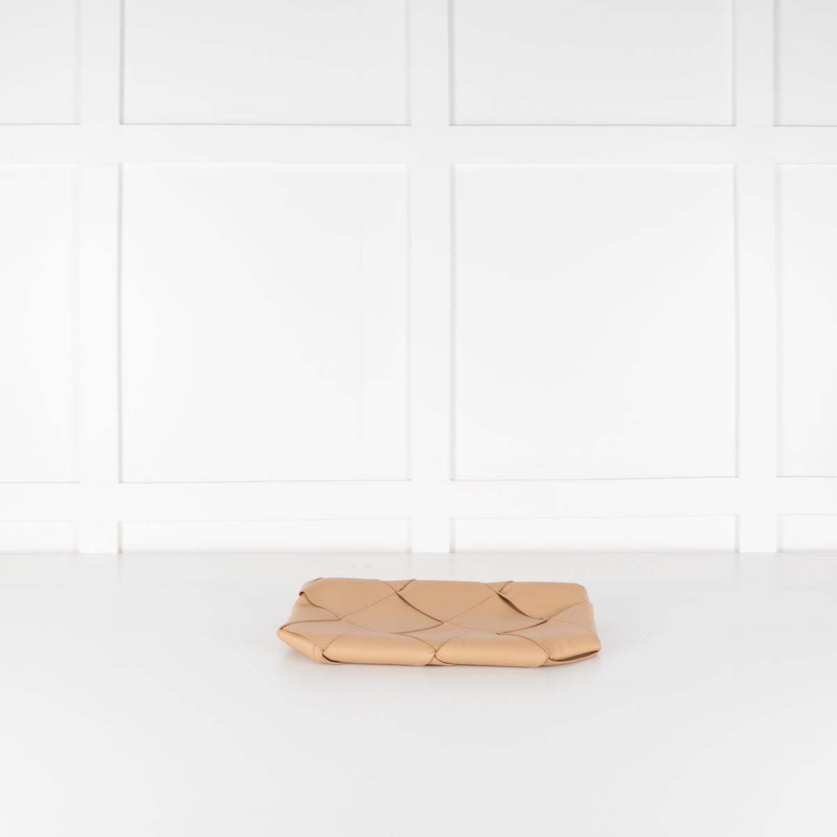 Bottega Veneta Tan Intrecciato Leather Zip Pouch