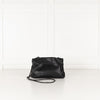The Row Black Leather Bourse Clutch Bag
