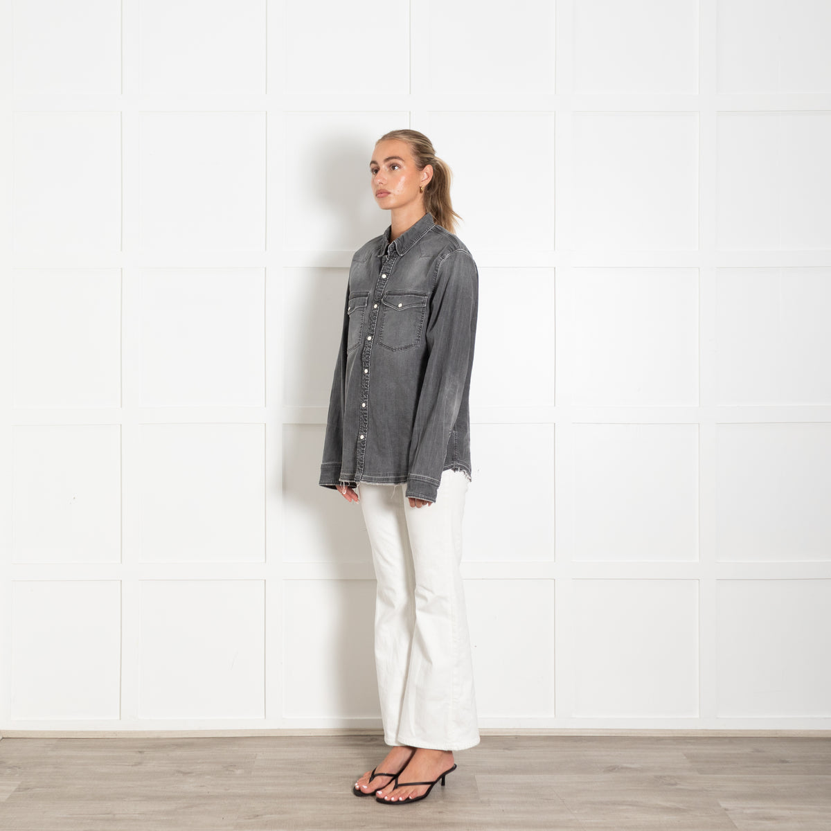 Zadig & Voltaire  Preloved Grey Denim Shirt (SAS)