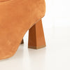 Dear Frances Camel Suede Whip Stitch Ankle Boots