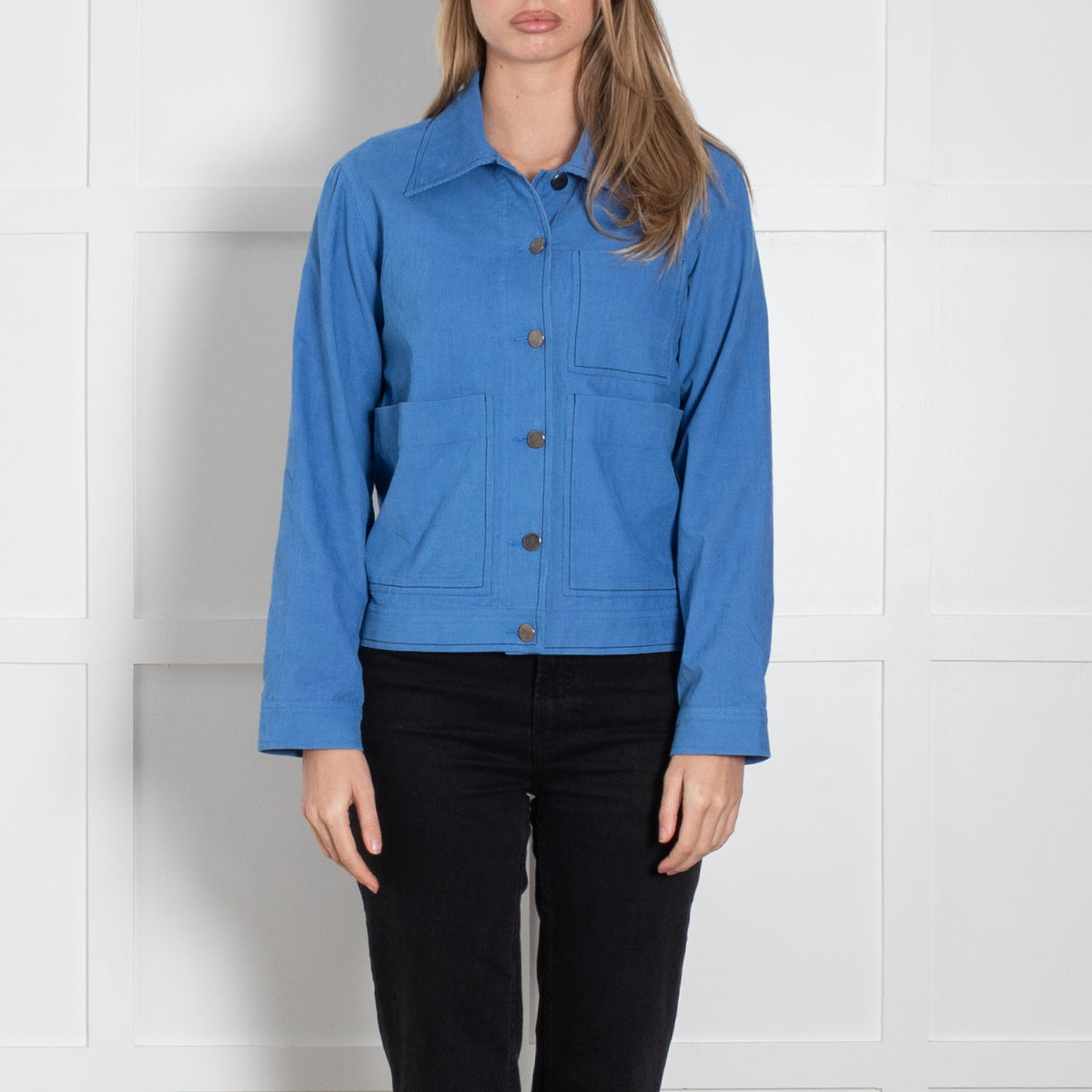 Lexy London Blue Needlecord Jacket