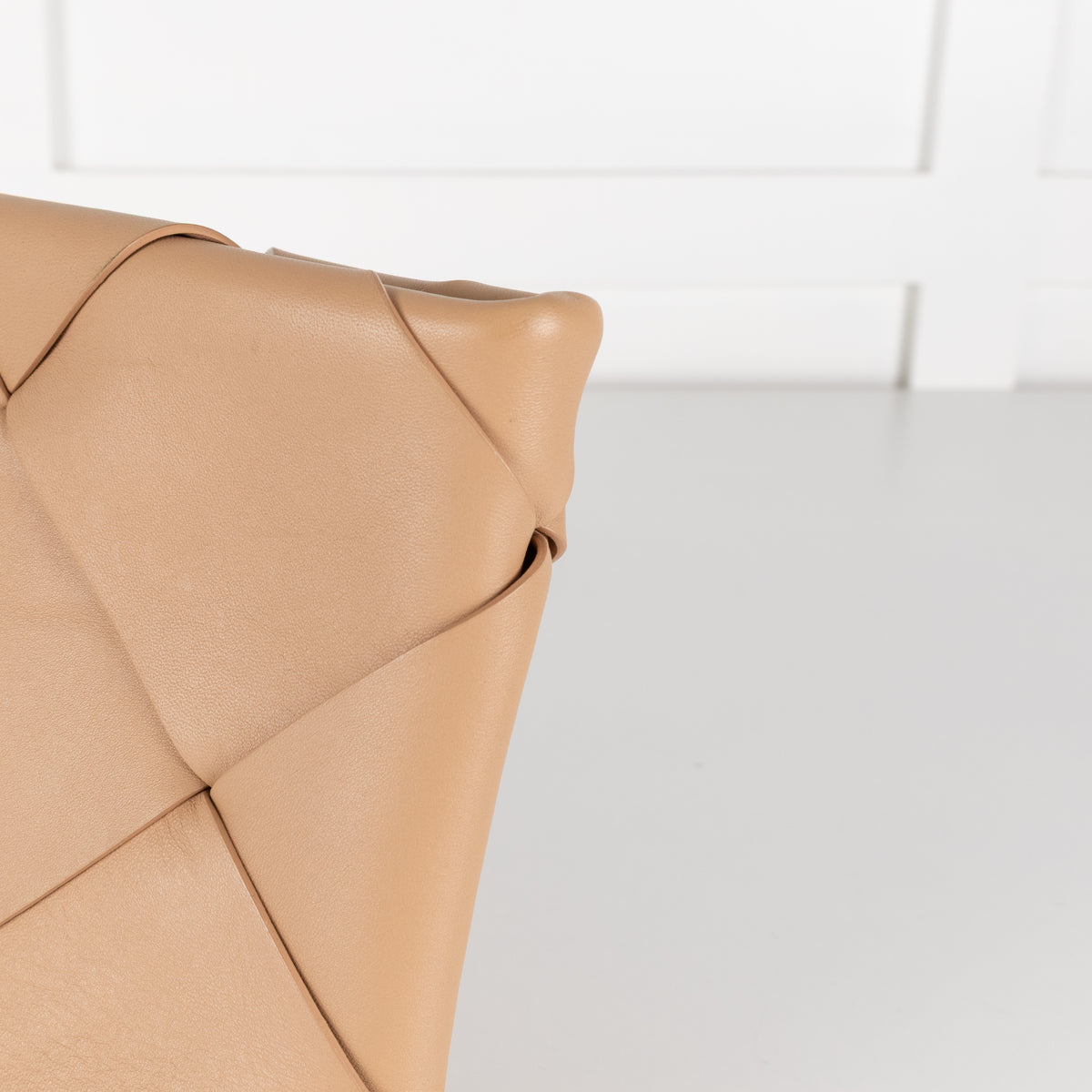 Bottega Veneta Tan Intrecciato Leather Zip Pouch