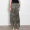 Isabel Marant Etoile Silver Lurex Asymmetric Skirt