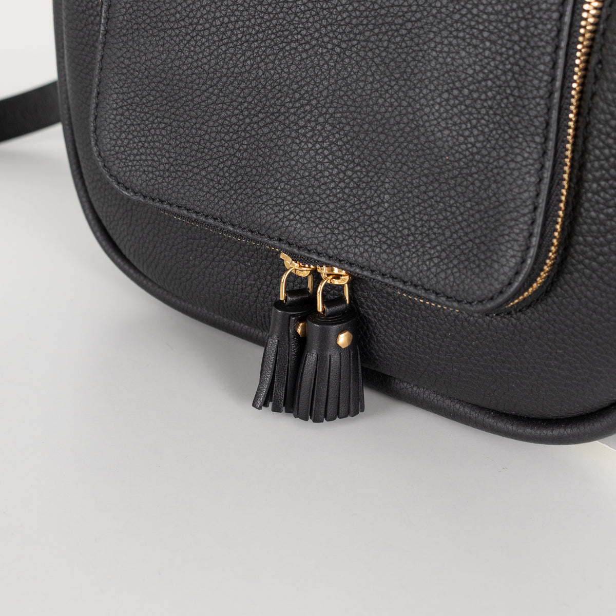 Anya Hindmarch Black Leather Vere Crossbody Bag