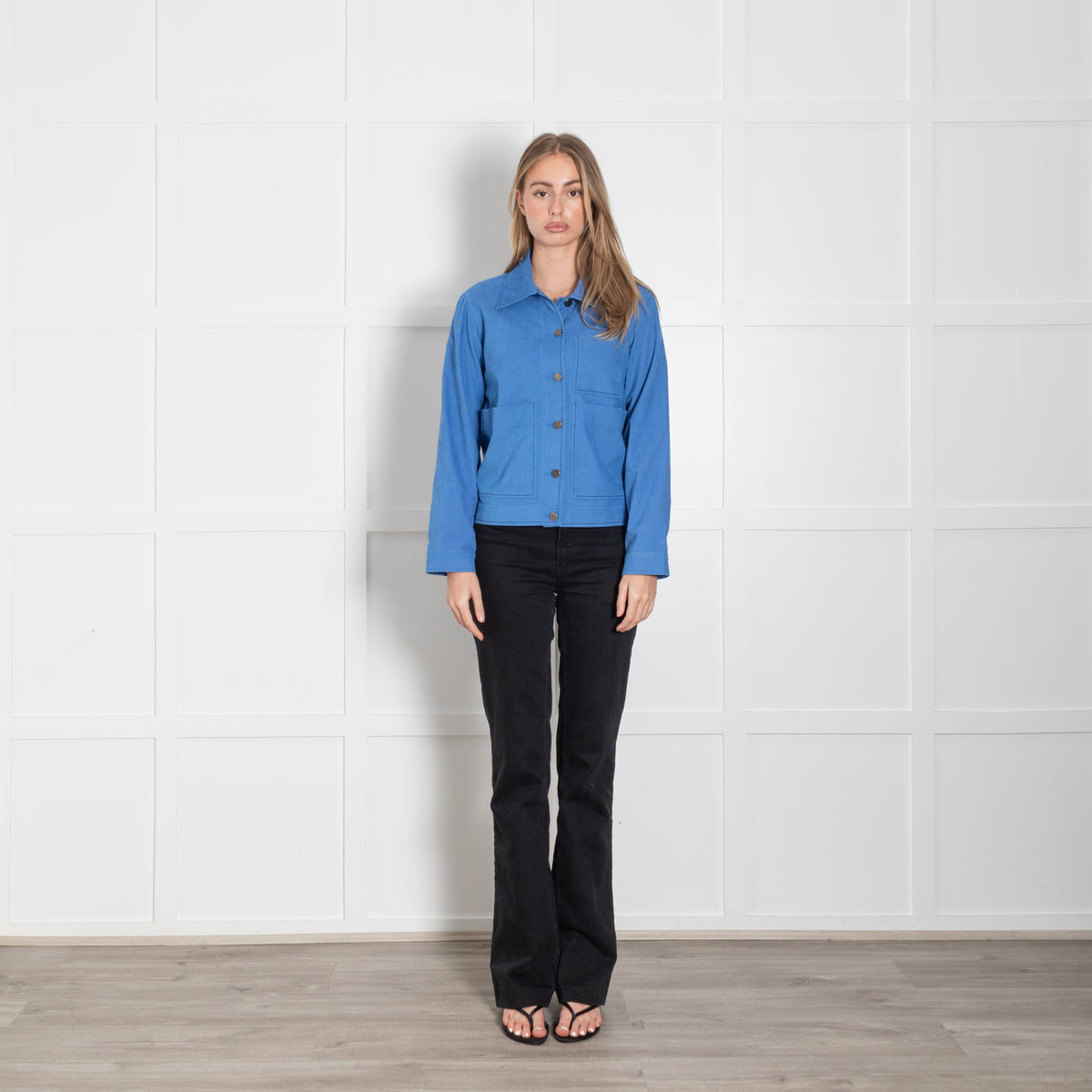 Lexy London Blue Needlecord Jacket